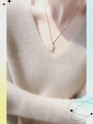 薄款V领羊绒衫!舒适白搭,不起球,不褪色,不缩水,全国包邮