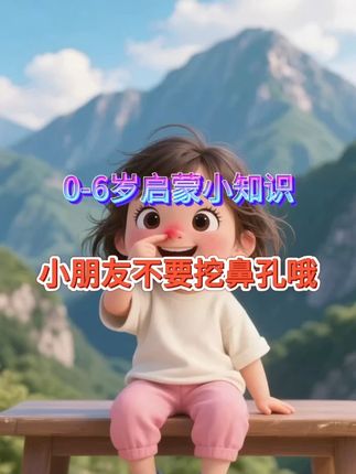 每天一个启蒙早教小知识 小朋友不要挖鼻孔哦,挖鼻孔的后果很严重,破坏鼻毛鼻粘膜削弱屏障,鼻毛能阻挡灰尘细菌花粉入侵,防止生病感冒,鼻粘膜薄如纸,极容易刮伤,会导致鼻出血,手指甲会存有细菌,容易引发鼻窦炎、毛囊炎,#启蒙教育 #每日分享 #儿童动画 #亲子教育 #挖鼻孔的危害