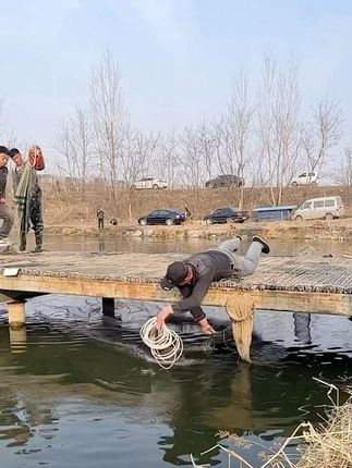 兄弟们今天发现一个废弃的池塘来上一网,看看能不能爆网上鱼。 #飞盘渔网#飞盘撒网教学 #飞盘撒网捕鱼 #飞盘撒网