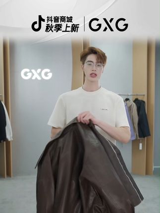 秋天不长,老公有这一件皮衣外套就够了 #夹克外套#ootd穿搭#男士外套#皮衣#男友穿搭