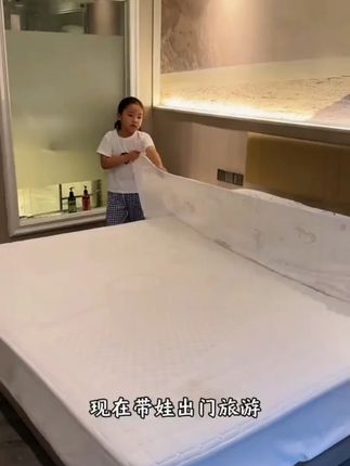 #床单被套四件套 御本色一次性床单被套四件套无菌旅游旅行酒店民宿可裸睡隔脏床品