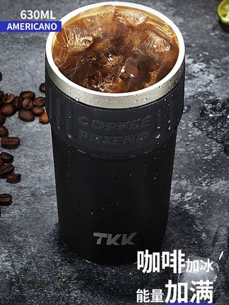 TKK升级款保温杯陶瓷覆层内胆创意咖啡杯杯男士吸管商务保温杯#保温杯 #咖啡杯 #吸管杯 #商务杯 #好物推荐🔥