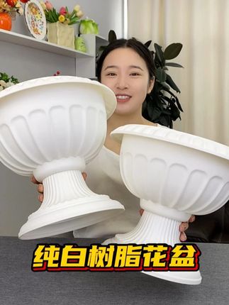 罗马花盆 好精致的花盆,种点花花草草的放在家里好漂亮,全新树脂材质不怕风吹日晒,室内室外都能用 #花盆 #花盆模具 #花盆推荐 #家居好物