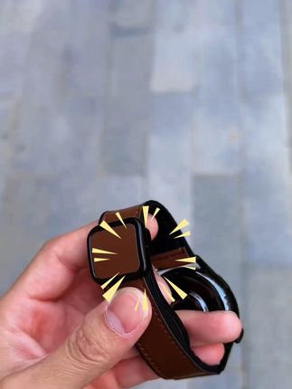 适配华为小米荣耀,磁吸方扣硅胶贴皮表带超实用! #小米手表表带 #硅胶贴皮表带 #磁吸方扣设计 #手表表带 #小米手表配件