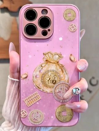 哇塞~这个金钱袋手机壳~也太好看了叭~爱了爱了~ #仙女必备 #手机壳 #这个手机壳真的长在我心巴上了 #快分享给你的好友 #钱袋
