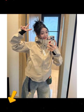 三防软壳男女同款户外防风防水登山夹克衫 #夹克外套 #冲锋衣 #防风防水冲锋衣 #ootd穿搭 #穿出自己的风格