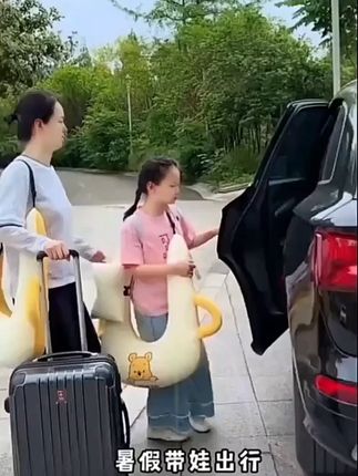 【水晶绒款】迪士尼Disney正品儿童车载抱枕汽车头枕车上睡觉神器#儿童车载抱枕 #汽车头枕 #车上睡觉神器