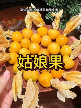 顶不住根本顶不住,回购的一箱又快吃完了,它真的超级超级超级好吃。这是东北特产菇娘果,它生来自带着一层包装纸,吃起来就是既有芒果的清香,又有车厘子的脆甜,还带着一点奶香奶香的香甜,咬下去一口爆汁,真的超级好吃。它每一颗都金黄金黄的,富含丰富的氨基酸和维生素,营养价值很高,不打药不催熟的,家里孕妈妈小朋友都可以放心吃。#菇娘果 #姑娘果灯笼果 #应季水果 #脆甜多汁 #菇凉果