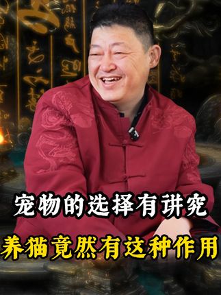 宠物选择有讲究 养猫竟然有这种作用 #认知 #国学智慧 #传统文化 #家庭 #宠物
