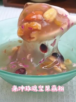 宝应藕乡出品!正宗桂花坚果藕粉,藕香醇厚更地道! #坚果藕粉 #坚果藕粉早餐