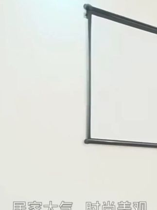高清4K家用投影幕布,免打孔抗光家庭卧室壁挂幕布,便携移动幕布,护眼投影布! #免打孔幕布 #高清幕布 #幕布