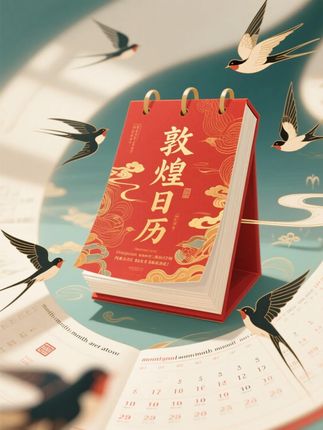 2026年敦煌日历!一本可以摆在桌子上的敦煌艺术馆!喜欢的一定要提前入手!#敦煌 #日历