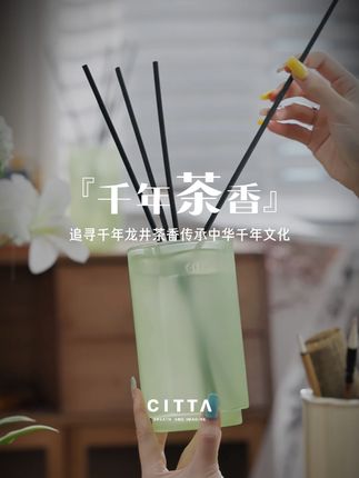 探寻千年的龙井茶香,每一缕精油都来自植物萃取 #持久留香 打造惬意#家居生活 #无火香薰 #仪式感