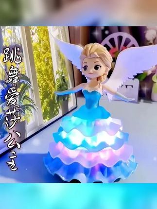 大容量充电款 艾莎公主跳舞芭比洋娃娃冰雪奇缘玩偶儿童节礼物 #女孩玩具礼物 #儿童礼物 #六一儿童节礼物