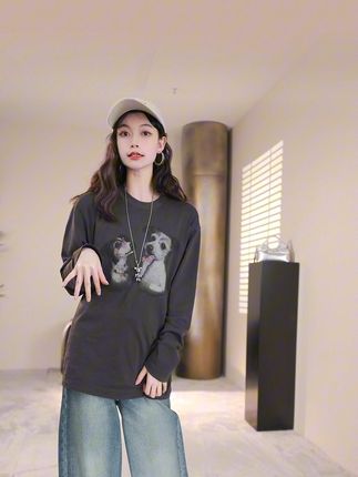 MO&Co.复古萌宠系列长袖 #moco酷女孩#双十一 #秋冬穿搭 #专柜品质 #穿搭日记
