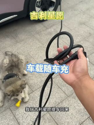 车上备个随车充真的好方便,不管是工作时还是下班回家 都能充电应急! #吉利星愿 3随车充电枪 #随车充电神器 3用车技巧 #电车充电