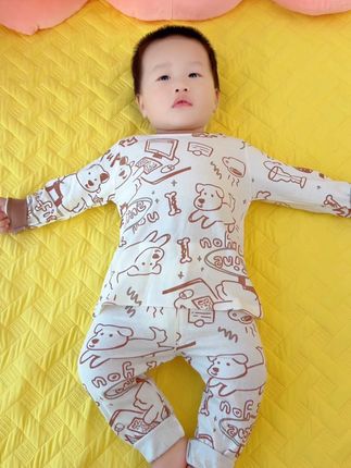 软乎乎的睡衣,穿上身真的好舒服~ #睡衣家居服 #高品质童装 #宝宝衣服 #家居服分享