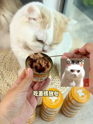 大猫小猫都能吃的全价主食罐,慕斯质地的肉泥,适口性嘎嘎好!#主食罐 #猫罐头 #科学养宠攻略 #猫咪