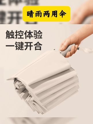 露俏【晴雨两用】24骨全自动雨伞女生抗风遮阳太阳伞 #晴雨两用伞 #遮阳伞 #雨伞 #实用好物 #好物安利 露俏【24骨全自动】晴雨两用雨伞女生太阳伞防晒防紫外线