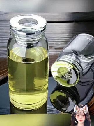 玻璃杯男款加厚茶杯透明单层高硼硅玻璃水杯大容量大肚杯简约便携