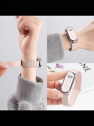适用小米手环10表带小米手环9/8表带智能nfc工装硅胶运动磁吸腕带#小米手环表带 #磁吸腕带 #智能手环配件 #运动腕带 #硅胶表带
