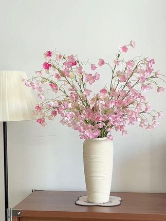 🌸粉色铃兰仿真花,邂逅永不凋谢的浪漫 在平凡生活里,捕捉到这份简单又永恒的美#花与生活  #生活美学  #花艺软装  #仿真花  #好看的花一定要分享给你