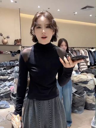 #显瘦遮肉 #百搭内搭 #打底衫 #高级感穿搭 #谁穿谁好看