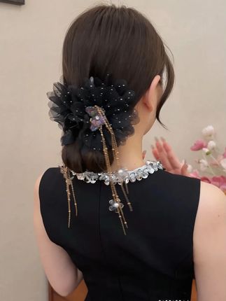 2025新款流苏蝴蝶抓夹真的太好用了,手残党也能一秒仙气飘飘,女神必备啊!#抓夹用法 #头饰发饰 #饰品分享 #头饰搭配 #女神必备的发饰推荐