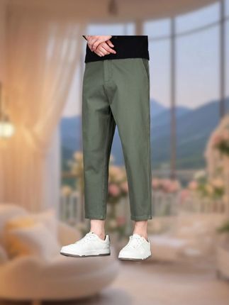 小个子九分裤#小个子休闲裤 #八分裤 #显高九分裤 #直筒男裤 #矮个子穿搭