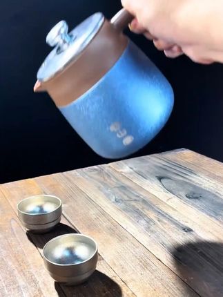 日本覆钛内胆焖茶壶茶水分离家用闷茶壶热水壶保温咖啡壶