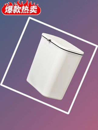 挂式卫生间厨房垃圾桶翻盖夹缝收纳盒防臭卧室办公室壁挂垃圾桶#厨房垃圾桶 #厨房垃圾桶家用 #垃圾桶 #垃圾桶推荐 #翻盖垃圾桶