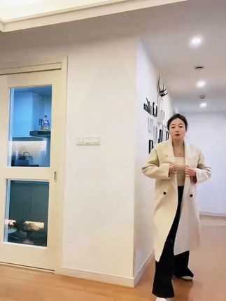 粉色双面毛呢大衣2025秋冬新款韩版宽松中长款爆款呢子外套女 #秋冬大衣 #韩版女装 #粉色毛呢 #中长款外套 #女款时尚