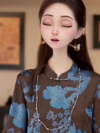 2025秋季新款!新中式立领印花小衫,百搭显瘦超洋气! #百搭显瘦小衫 #立领国风上衣 #秋季印花上衣 #2025新款小衫 #新中式小衫