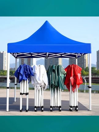 遮阳伞四方折叠四脚太阳大伞户外防晒摆摊帐篷大雨伞商用防暴雨#雨棚车棚 #便民服务 #移动雨棚仓库 #遮阳伞 #大伞