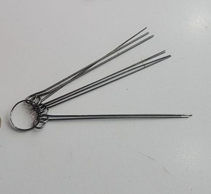 细针超细钢针喷嘴通针喷头特细通孔煤气灶灶头清洁#细针超细钢针