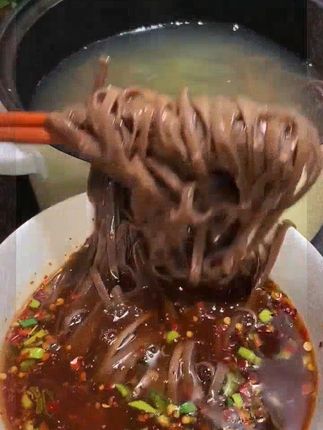 贵州正宗黑荞面条低脂速食粗粮代餐荞麦面健康杂粮面主食 #黑荞面条#  面条  #荞麦面条#  男士神仙单品