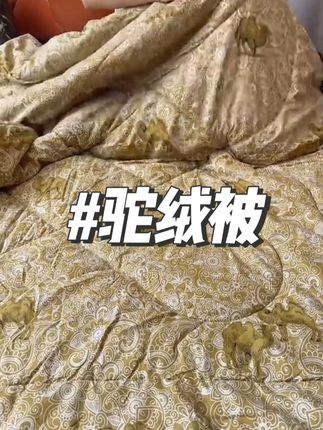 没想到反季买被子这么划算,这里居然这么便宜!#驼绒被 #秋冬被 #居家必备 #超便宜超划算 #加厚保暖