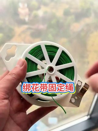 园艺扎线月季爬藤植物固定架花支架捆绑神器扎带捆线铁丝扎丝捆扎#园艺捆扎线
