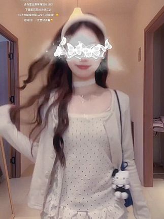 韩系温柔气质百搭两件套纽扣款上衣L1369+L1370