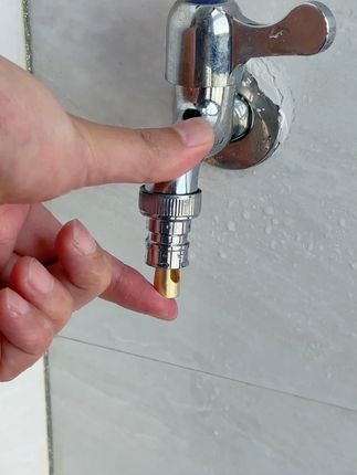 【下单到手2套】洗衣机脱管 水龙头自动止水,龙头止水阀防爆防漏水!