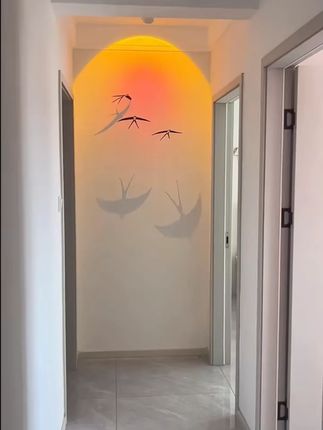 日不落射灯玄关装饰画氛围感射灯过道日落夕阳红嵌入式东方红射灯#射灯 #玄关装饰 #氛围感好物 #嵌入式射灯 #日不落射灯