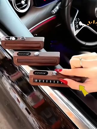 新款滚轮式停车号码牌汽车临时停车卡车载挪车牌车内留号创意摆件 #汽车用品