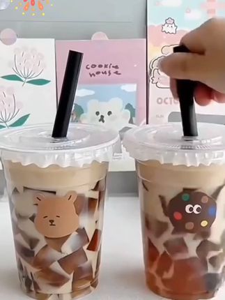 【25套】一次性奶茶杯杯子加厚透明塑料摆摊咖啡杯饮料水杯带盖家用#一次性奶茶杯 #加厚塑料杯 #摆摊水杯 #饮料杯 #家用杯子