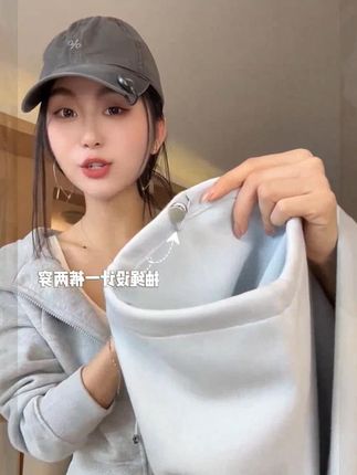依凡芙新品欧若风穿搭棉质连帽休闲套装JY720A/ZK #谁穿谁好看系列 #品质女装 #套装 #连衣裙 #显瘦穿搭