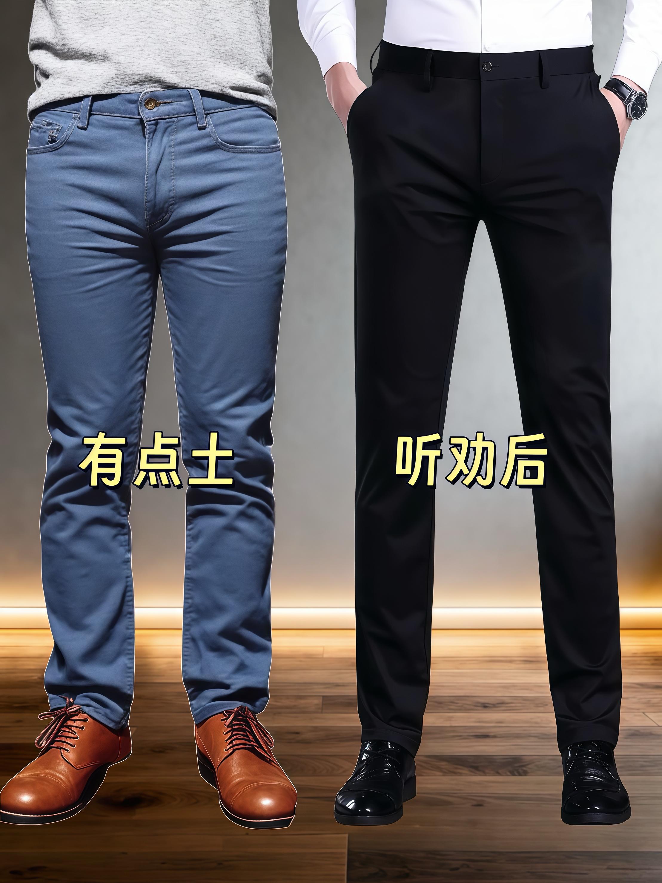 #高级感穿搭#商务休闲#百搭裤子#高端男装#显高显瘦显腿长