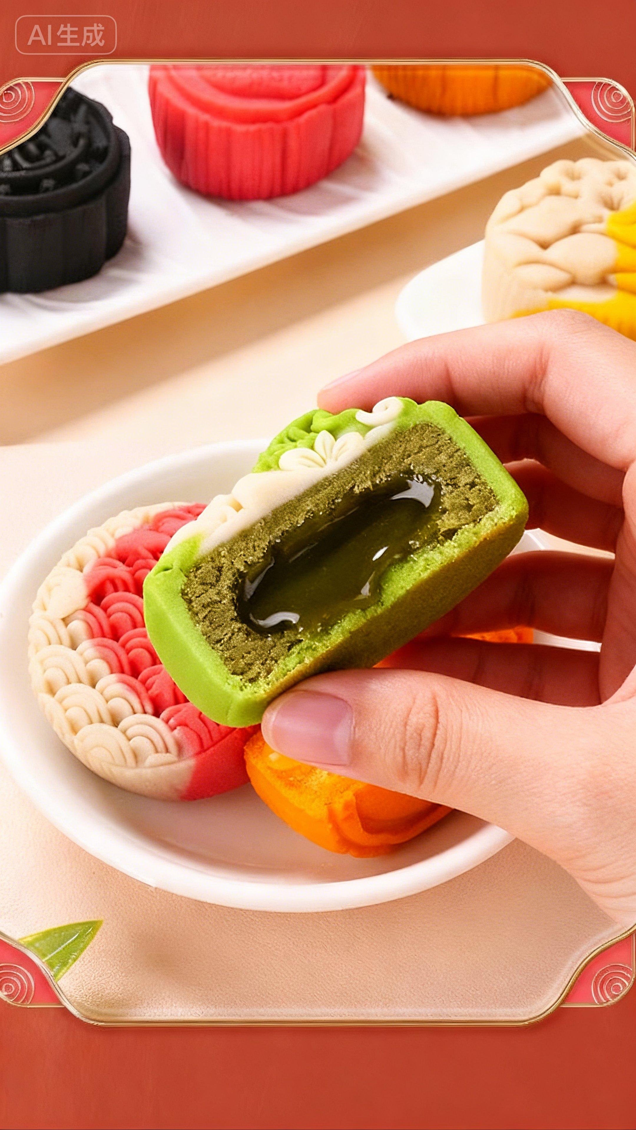 【中秋佳节】中秋送礼好选择,流心月饼#月饼#中秋快乐