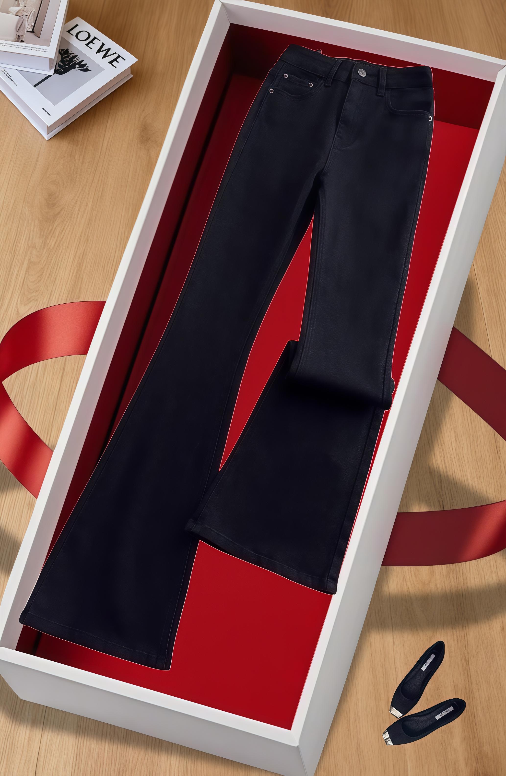 #微喇牛仔裤#小个子穿搭#显瘦神裤#显高显瘦显腿长#梨形身材穿搭