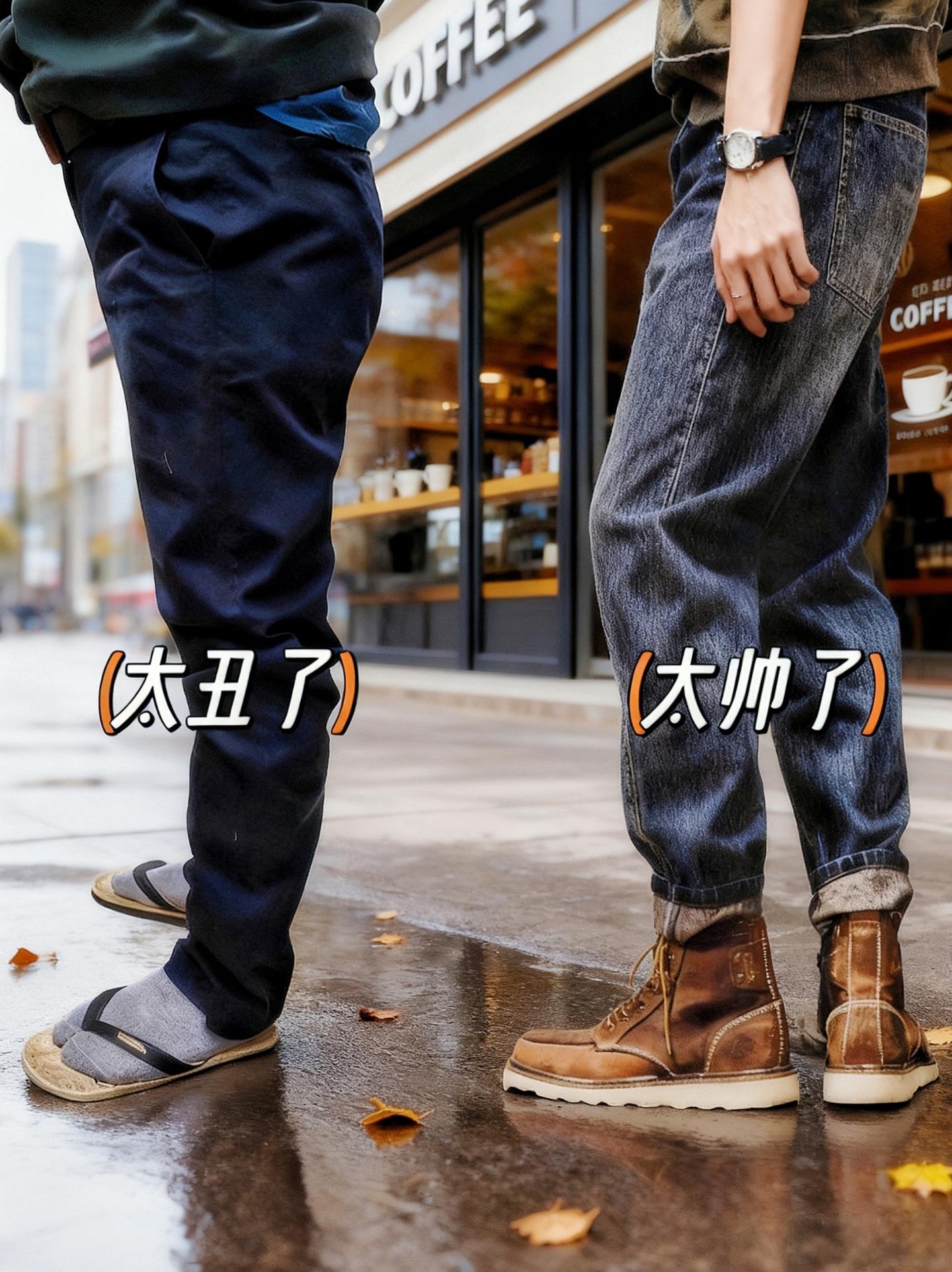 美式重磅复古牛仔裤男宽松直筒2025秋季新