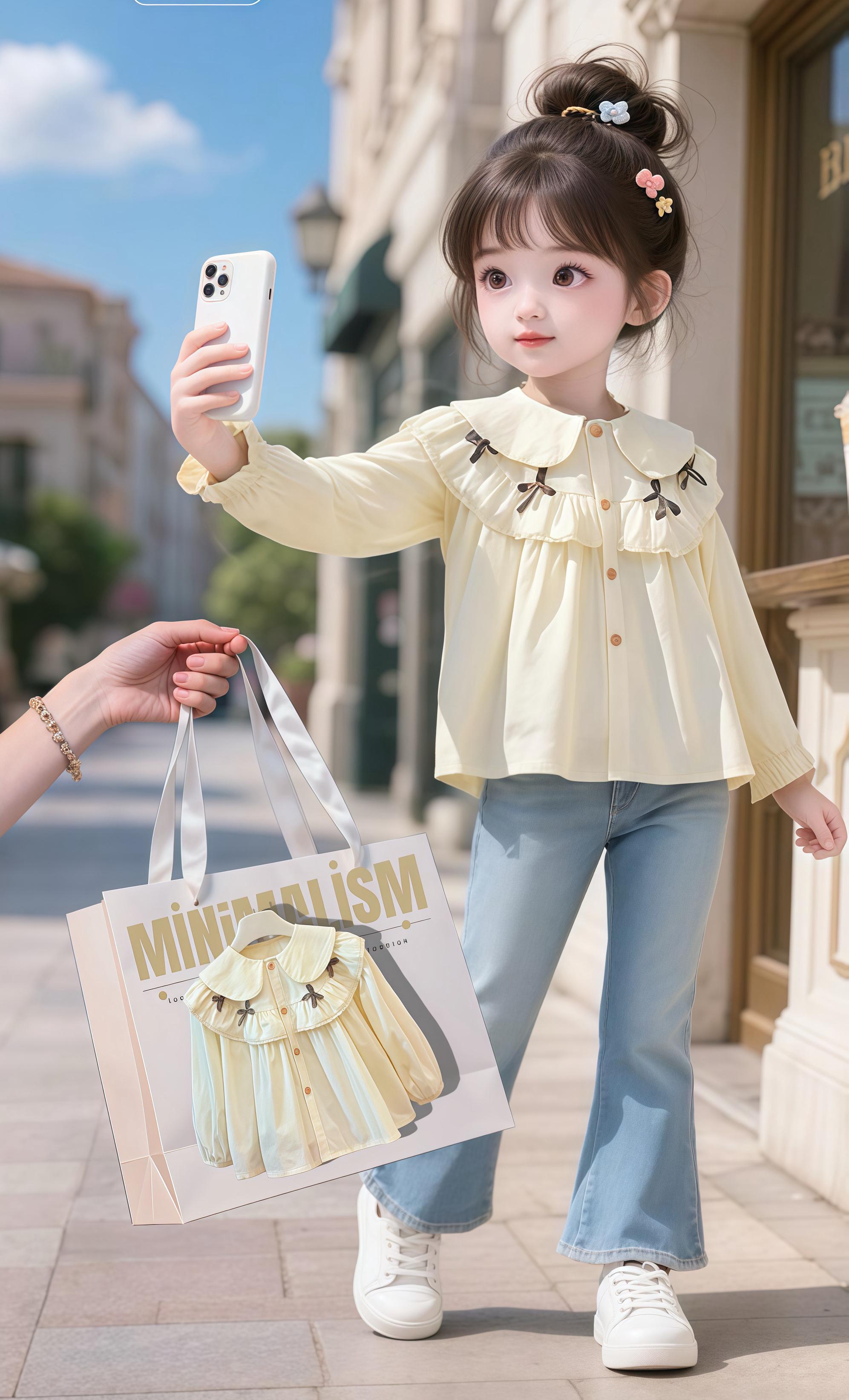 #女童穿搭#宝宝秋装#骗你生女儿#生女儿就是用来打扮的#国庆出游穿搭来了