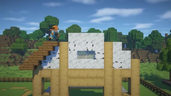 我的世界:第7期丨星露谷农庄,畜牧场和麦田 #我的世界